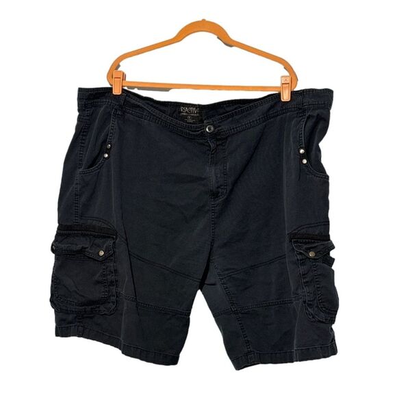 Reactive Big Tall Navy Cargo Shorts Size 50 - Picture 1 of 11